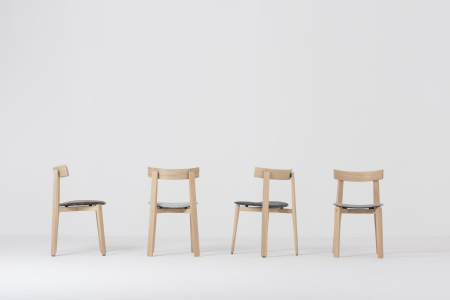 Scaun Nora stejar masiv si Șezut tapitat Main Line Flax Gazzda [1]