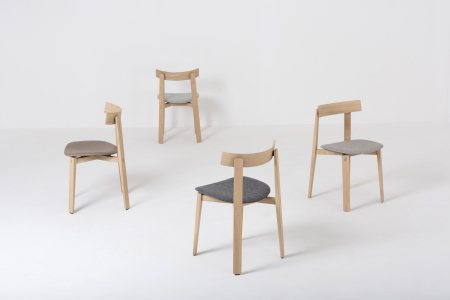 Scaun Nora stejar masiv si Șezut tapitat Main Line Flax Gazzda [2]