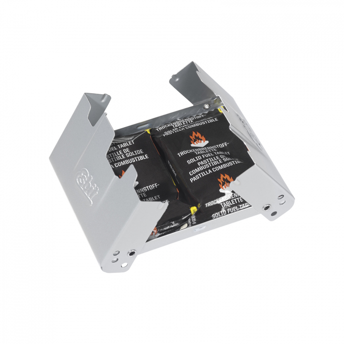 Arzator spirt solid Esbit Pocket 00222700, spirt 2x27g inclus, cu scut impotriva vantului [3]