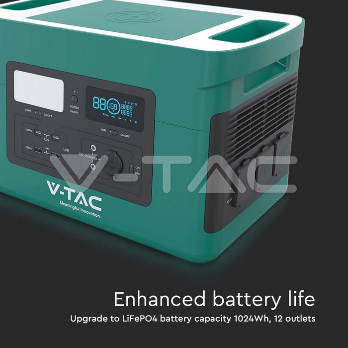 Baterie portabila V-Tac 11627, 1200W, 1024 Wh [9]