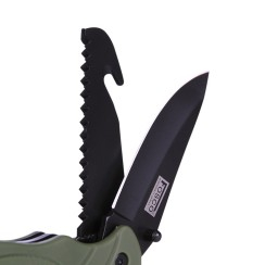 Briceag Fosco cu ferastrau maner cauciucat, lama 8cm [5]
