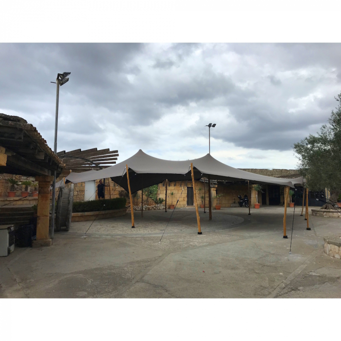 Inchiriere cort stretch de evenimente tip safari African, 6m x 7,5m, max 90 persoane [37]