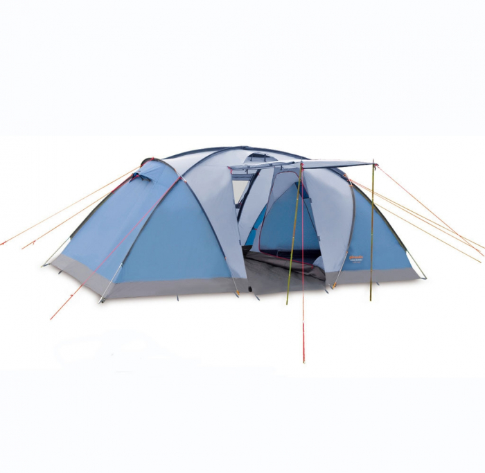 Cort Pinguin Base Camp, 4 persoane, 2 dormitoare, 13.6kg, antreu spatios [2]