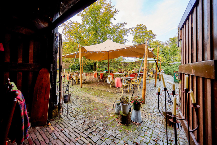 Cort de evenimente tip safari African Eurostretch 4,5m x 7,5m pentru max 65 persoane [4]