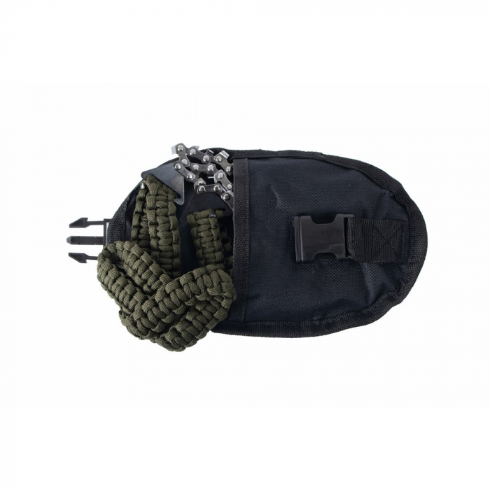 Ferastrau de buzunar Origin Outdoors cu lant, maner paracord [3]