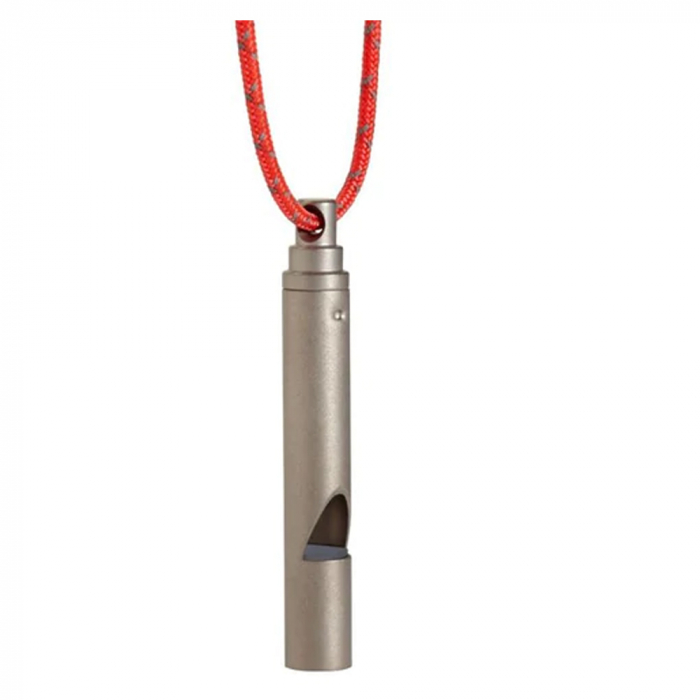 Fluier de urgenta Vargo titaniu 5.6x0.8cm, 3g, 100dB [1]