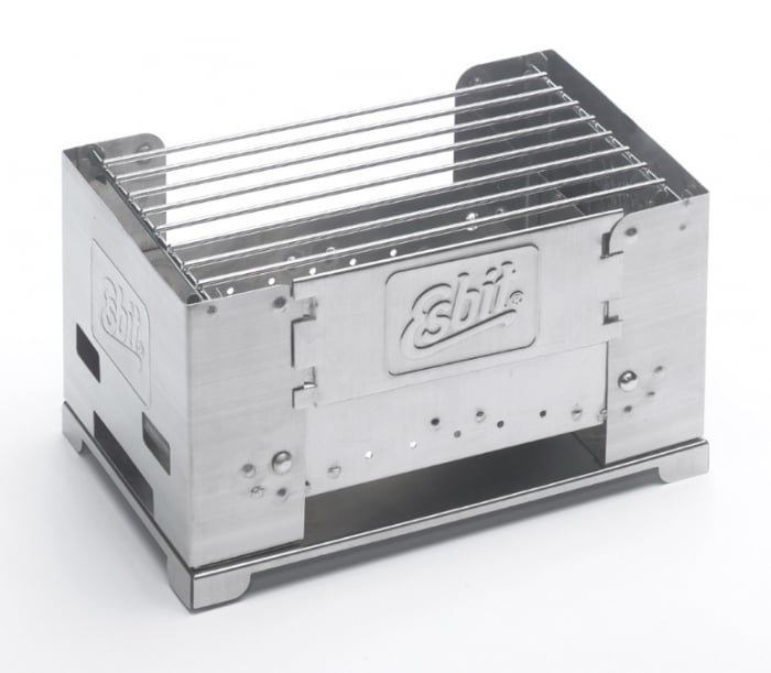 Gratar grill pliabil cu carbune Esbit BBQ300S, inox, 180x305x230mm [2]