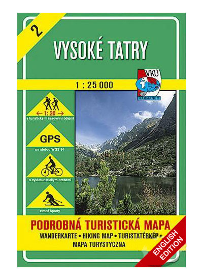 Harta Harmanec Muntii Tatra Inalta (Vysoke) [1]