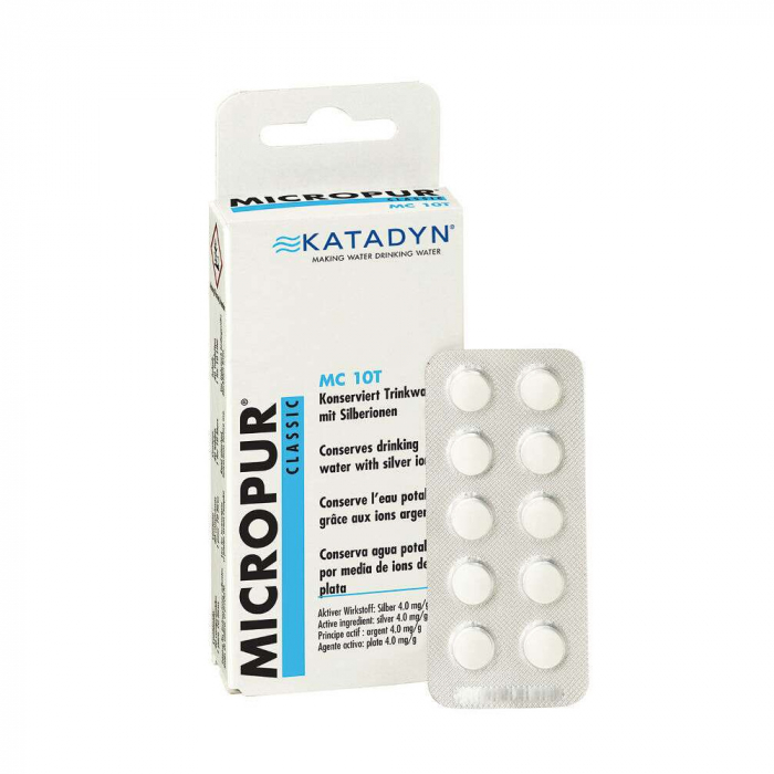 Pastile purificare apa Katadyn Micropur Classic  MC 10T, 40 pastile [1]