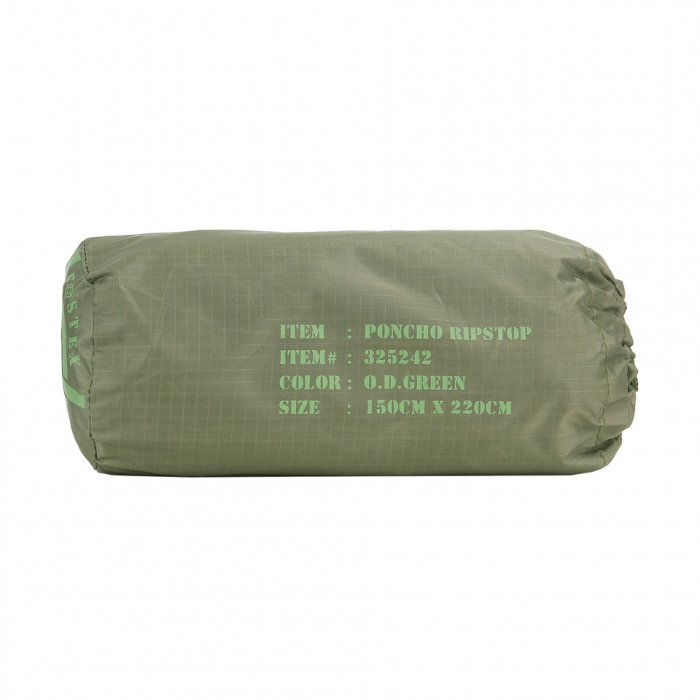 Poncho pelerina ploaie convertibila in refugiu sau prelata Fostex Ripstop, 150x220cm [2]