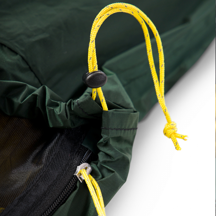 Sac de bivuac impermeabil si respirabil cu plasa antiinsecte Terra Nova Moonlite, 210g, 200x76cm, impachetat 21x6cm [7]