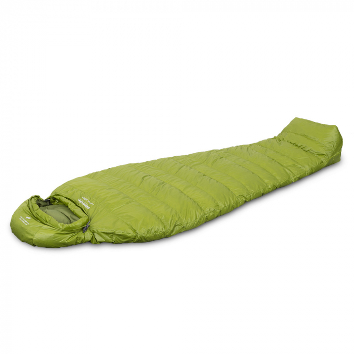 Sac de dormit de vara cu puf de rata, Pinguin Lava 350 (+2/-4/-20°C), 816g, latime 85/55cm, impachetat Ø18x30/27cm [13]