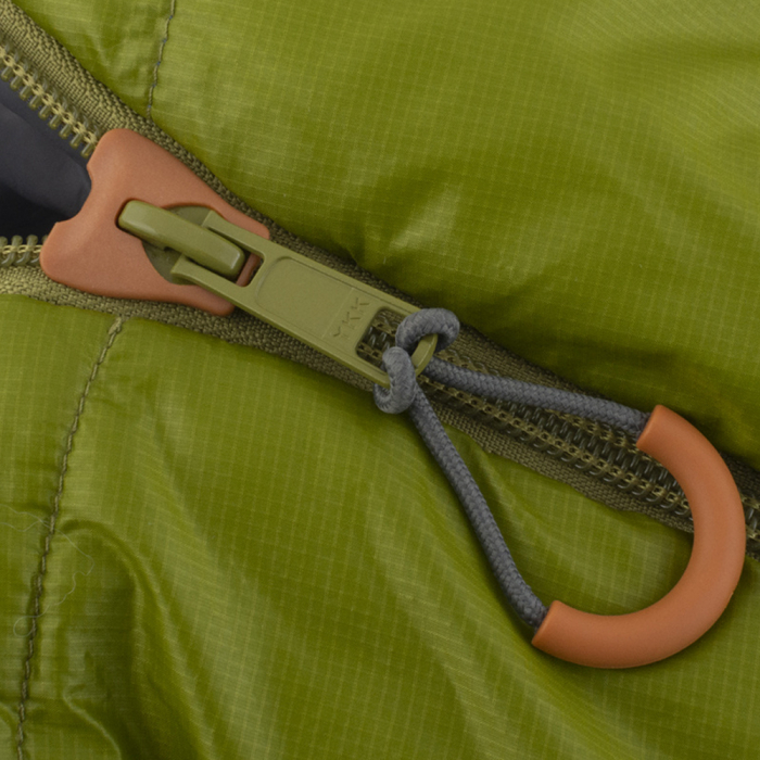 Sac de dormit de vara cu puf de rata, Pinguin Lava 350 (+2/-4/-20°C), 816g, latime 85/55cm, impachetat Ø18x30/27cm [16]