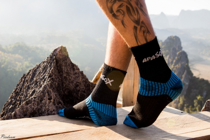 Sosete de vara cu lana merino 18% Apasox Misti [5]