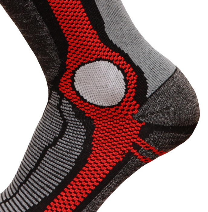 Sosete iarna lungi cu lana merino 55% Apasox Marmolada P [4]