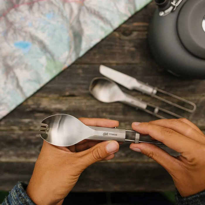 Tacam titaniu Esbit Spork [3]