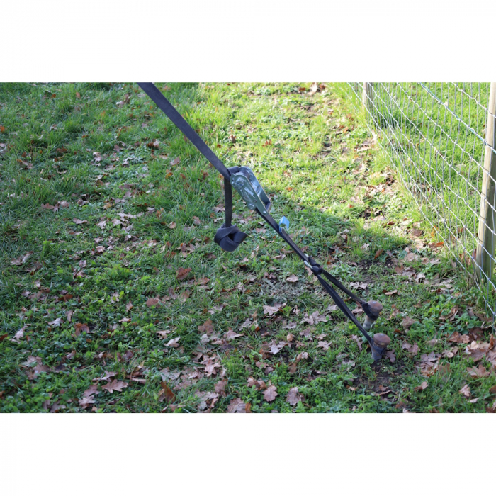 Tarus din fier forjat 800 x 25 mm pentru cort stretch de evenimente tip safari [4]