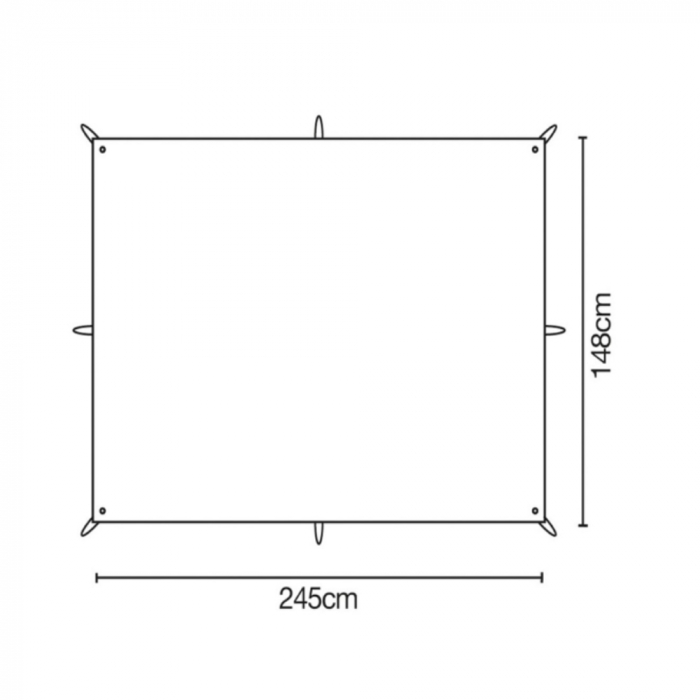 Tenda Terra Nova Competition Tarp 1, 290g, 148x245cm [4]
