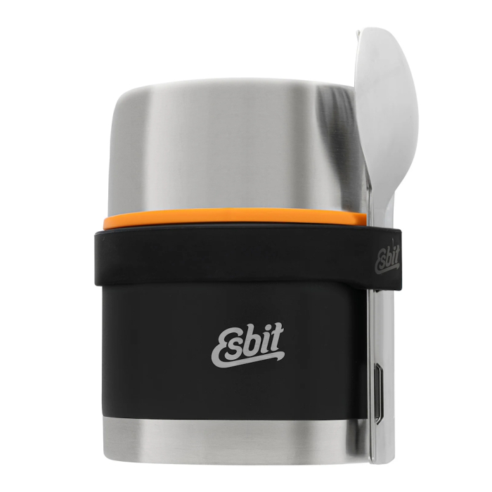 Termos pentru mancare solida si supa cu set tacam Esbit  FJ500-BK-2SL-S, negru, inox, 500ml [2]