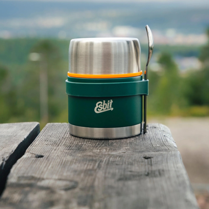 Termos pentru mancare solida si supa cu set tacam Esbit  FJ500-FGN-2SL-S, verde, inox, 500ml [8]