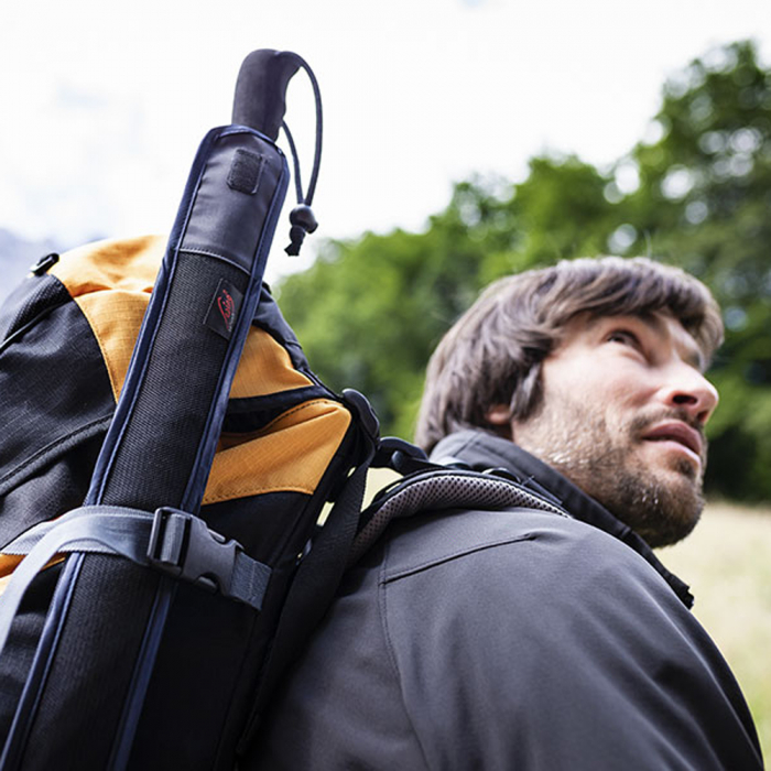 Umbrela trekking EuroSCHIRM Swing Backpack W2B69050, Ø100cm, 350g, extensie pentru rucsac Ø110cm, husa, rezistenta vant 120km/h [16]