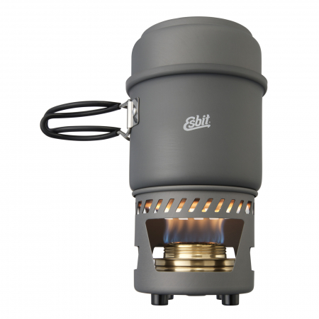 Arzator spirt lichid/solid cu set de vase aluminiu Esbit CS985HA, 0.43kg, 985ml+470ml [1]