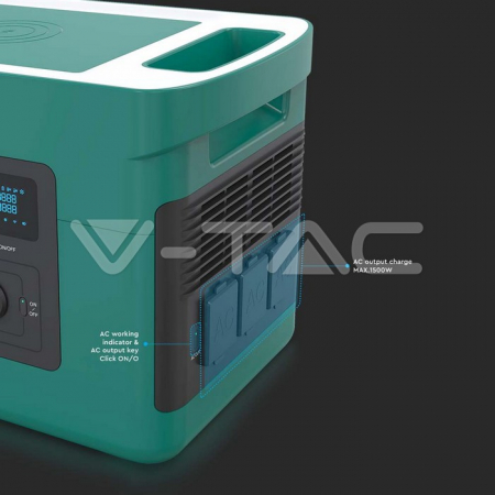 Baterie portabila V-Tac 11627, 1200W, 1024 Wh [12]