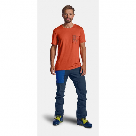 Bluza corp merino Ortovox Way To Powder cu maneca scurta [2]