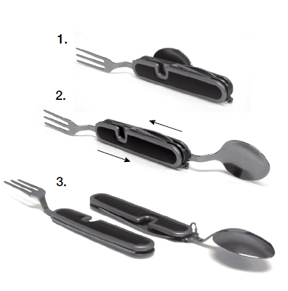 Briceag cu tacamuri Coghlans Camper's Knife [3]