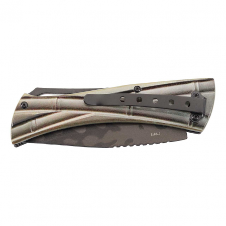 Briceag Herbertz 577812 maner inox, lama 9.2cm, motive bambus [1]