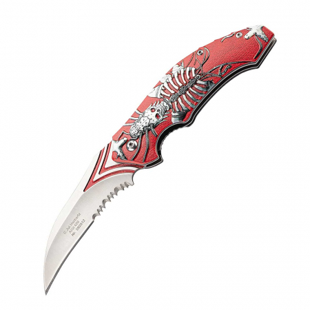 Cutite - Briceag Herbertz 592512 maner aluminiu, lama 8.5cm, schelet