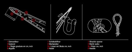 Briceag Victorinox Ranger Grip Boatsman 0.9798.MWC8, galben/negru, cutit cu lama blocabila, cleste patent, deschidere One-hand, 22 functii, husa inclusa [5]