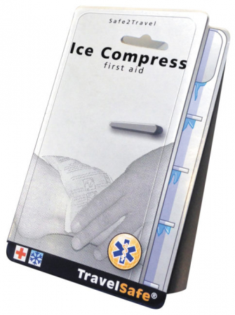 Prim ajutor - Compresa rece instantanee Travelsafe TS0068, 10.5x14cm, alb