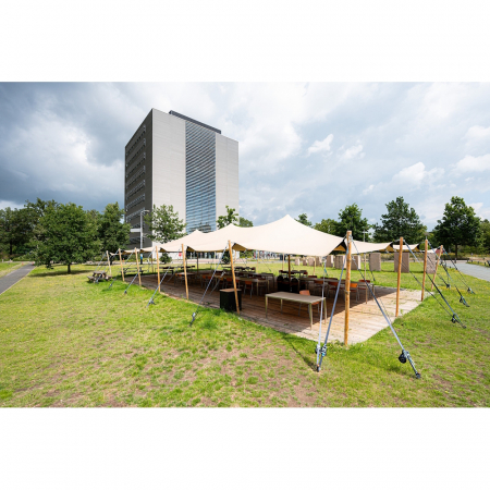 Cort stretch de evenimente tip safari African 15 m x 20  m, max 600 persoane, fabricat in EU [33]