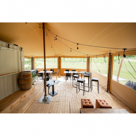 Inchiriere cort stretch de evenimente tip safari African, 6m x 7,5m, max 90 persoane [12]