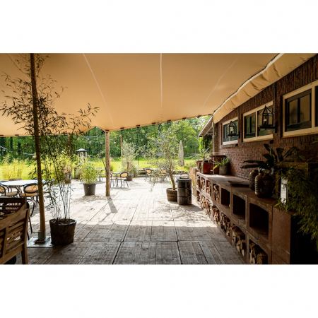 Cort stretch de evenimente tip safari African 15 m x 20  m, max 600 persoane, fabricat in EU [15]