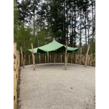 Cort stretch de evenimente tip safari African 15 m x 20  m, max 600 persoane, fabricat in EU [37]