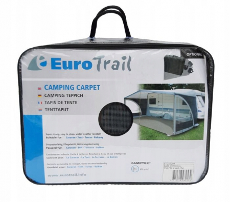 Covor cort Eurotrail ETGS0009-0400, 250x400cm, gri inchis [2]