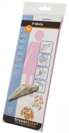 Dispozitiv urinal feminin Travelsafe P-Mate TS62, cutie 5 bucati [1]