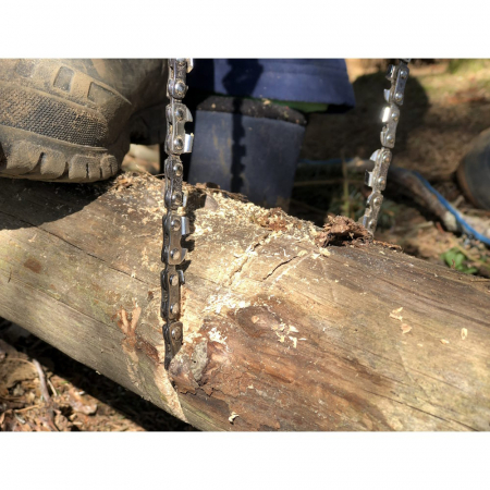 Ferastrau de buzunar Origin Outdoors cu lant, maner paracord [5]