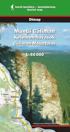 Harti turistice - Harta Dimap Muntii Calimani