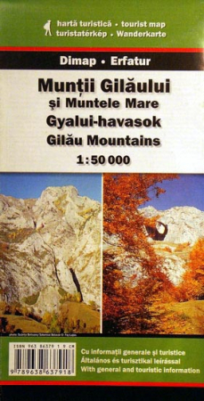 Harti turistice - Harta Dimap Muntii Gilaului