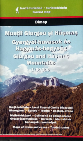 Harti turistice - Harta Dimap Muntii Giurgeu si Hasmas