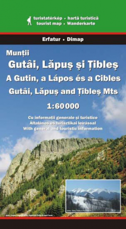 Harti turistice - Harta Dimap Muntii Gutai, Lapus si Tibles