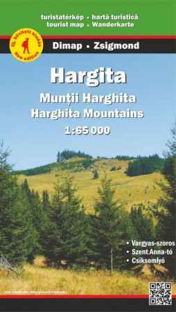Harti turistice - Harta Dimap Muntii Harghita