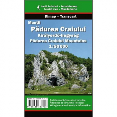 Harti turistice - Harta Dimap Muntii Padurea Craiului din Apuseni