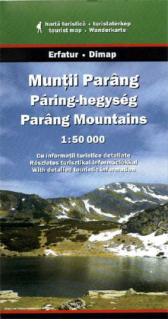 Harti turistice - Harta Dimap Muntii Parang