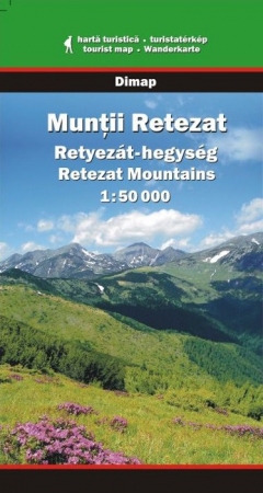 Harti turistice - Harta Dimap Muntii Retezat