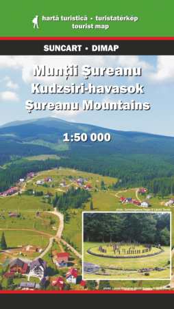 Harti turistice - Harta Dimap Muntii Sureanu