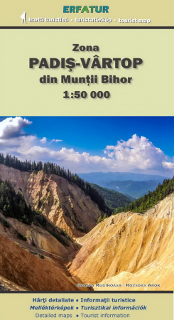 Harti turistice - Harta Dimap Zona Padis-Vartop 1:50000